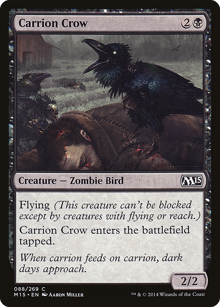 MTG - Carrion Crow - Magic 2015 (M15)