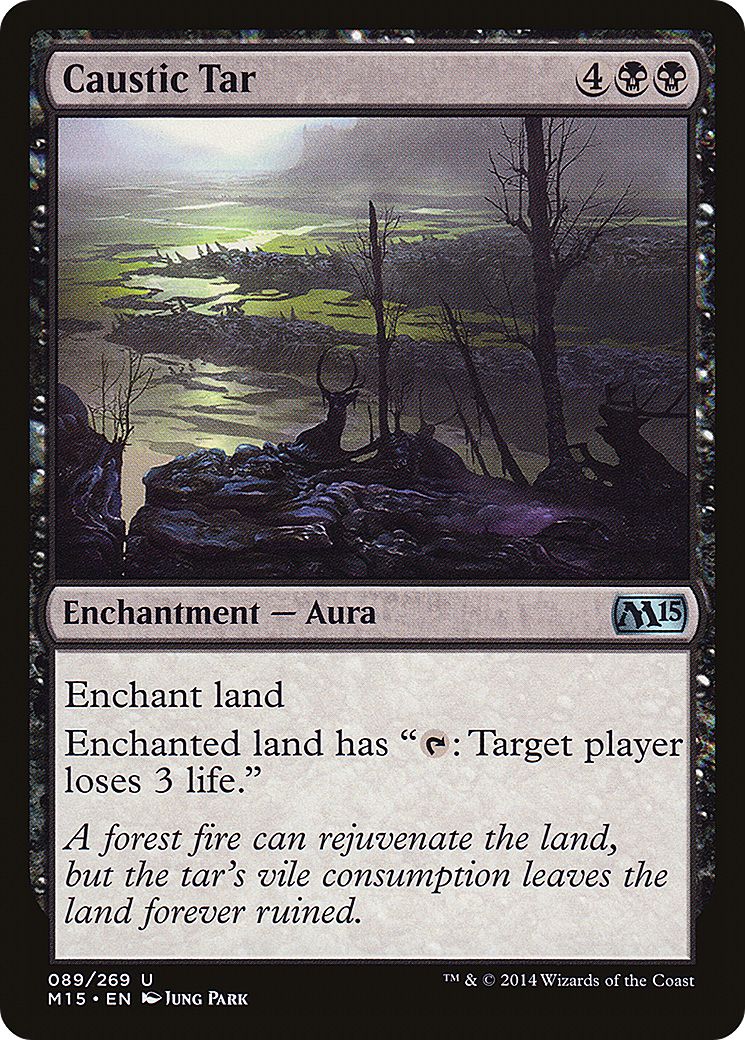 MTG - Caustic Tar - Magic 2015 (M15)