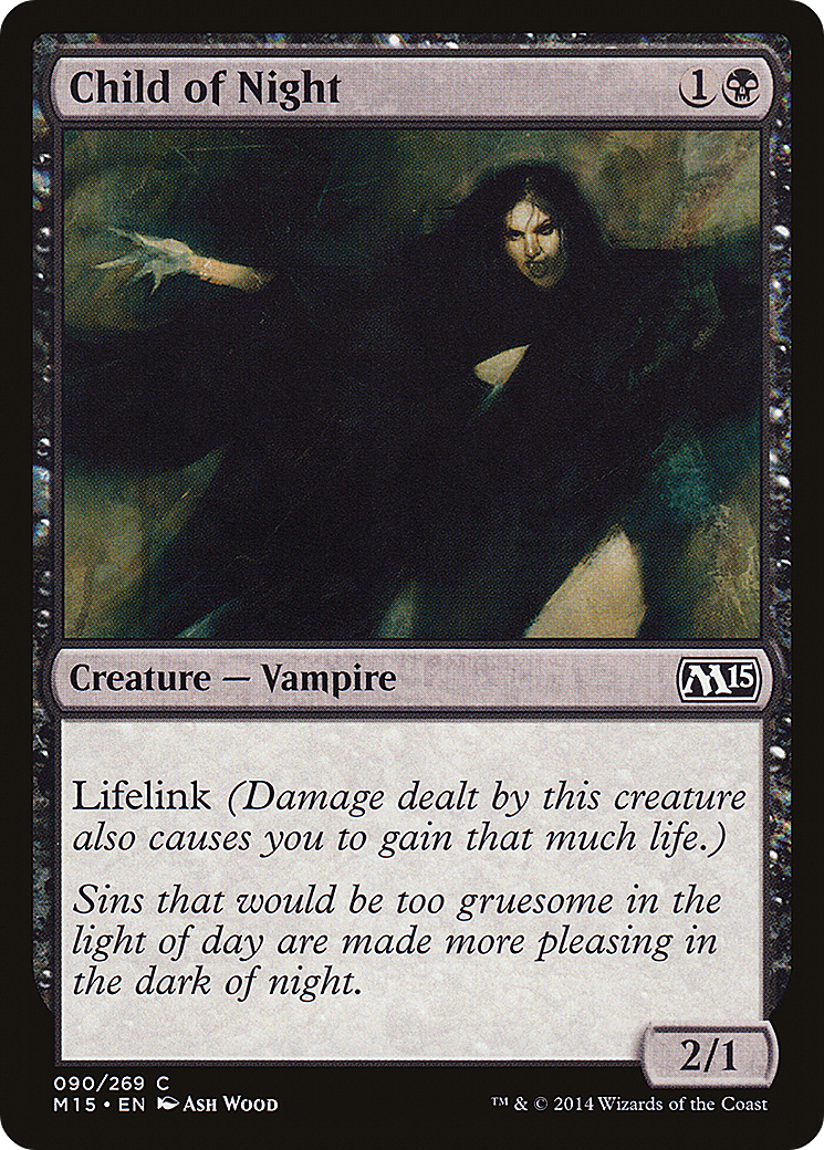 MTG - Child of Night - Magic 2015 (M15)