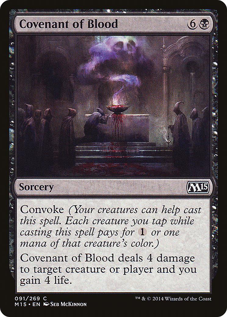 MTG - Covenant of Blood - Magic 2015 (M15)