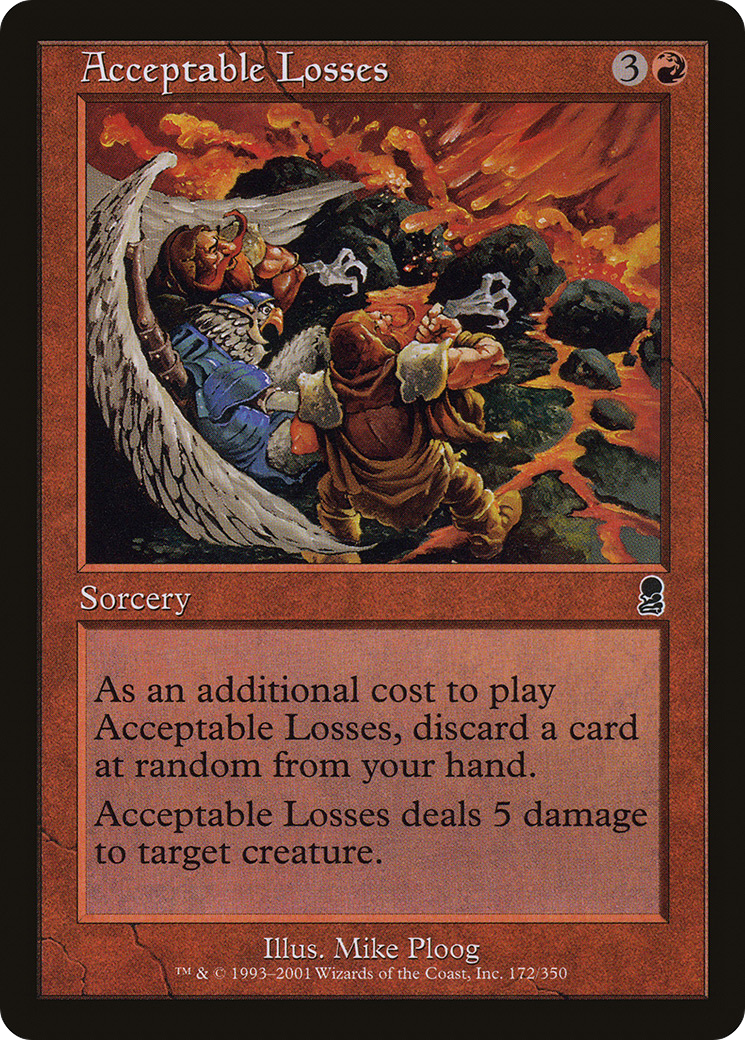 MTG - Acceptable Losses - Odyssey (ODY)