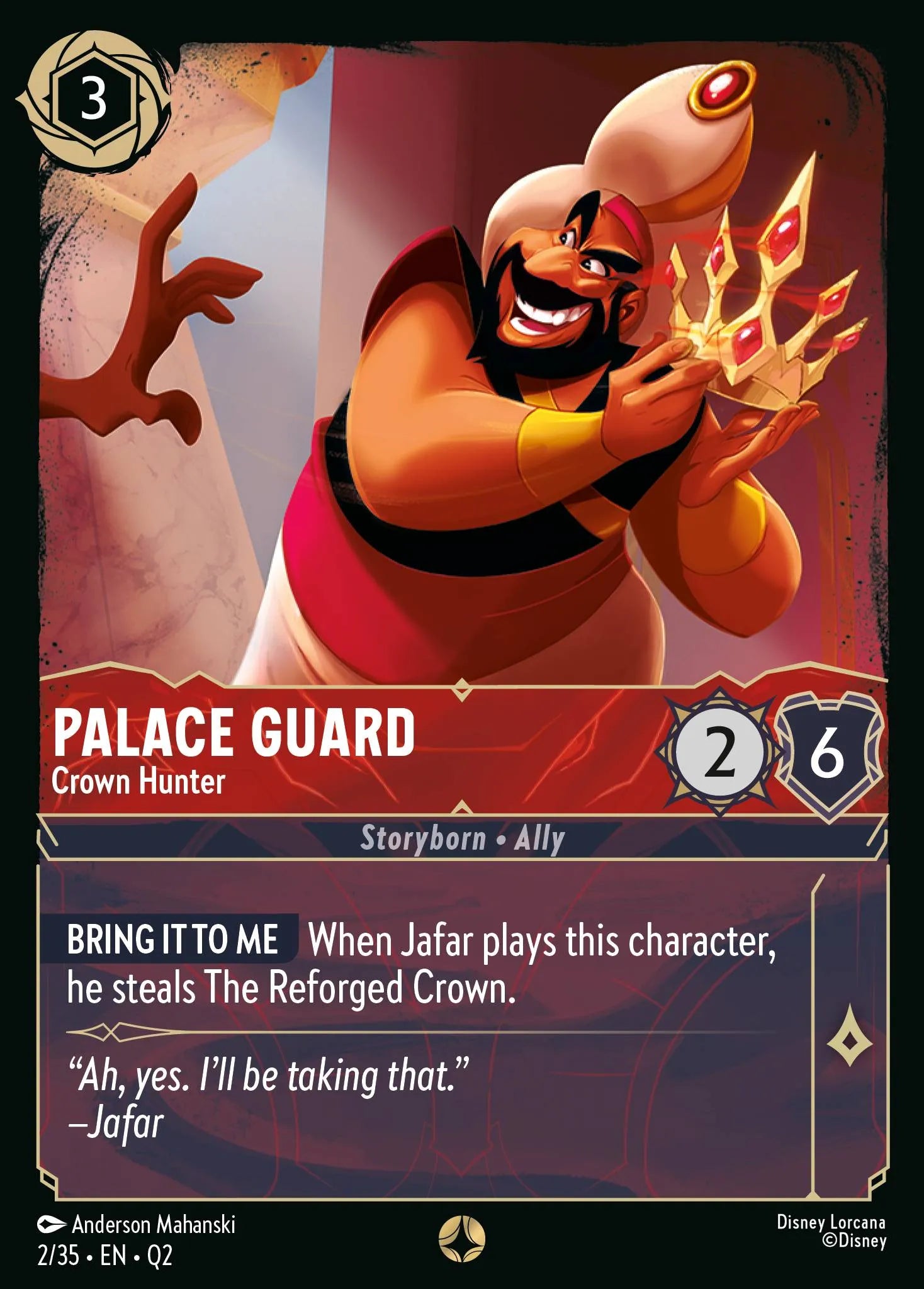 Lorcana - Palace Guard - Crown Hunter - Palace Heist