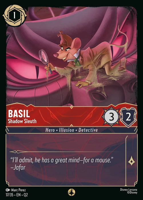 Lorcana - Basil - Shadow Sleuth - Palace Heist