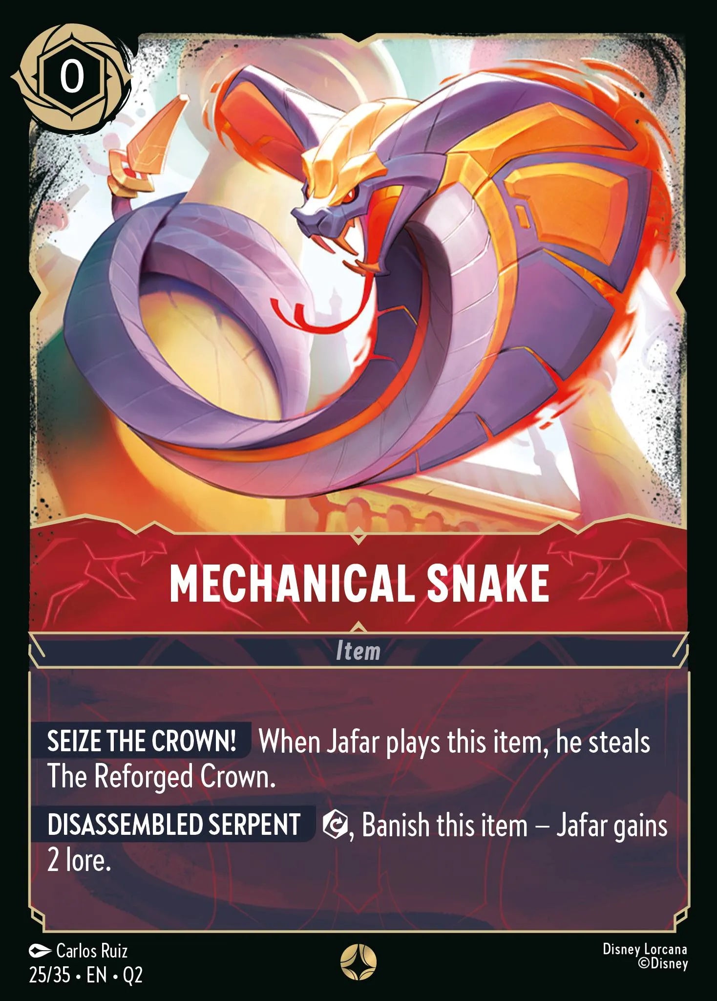 Lorcana - Mechanical Snake - Palace Heist