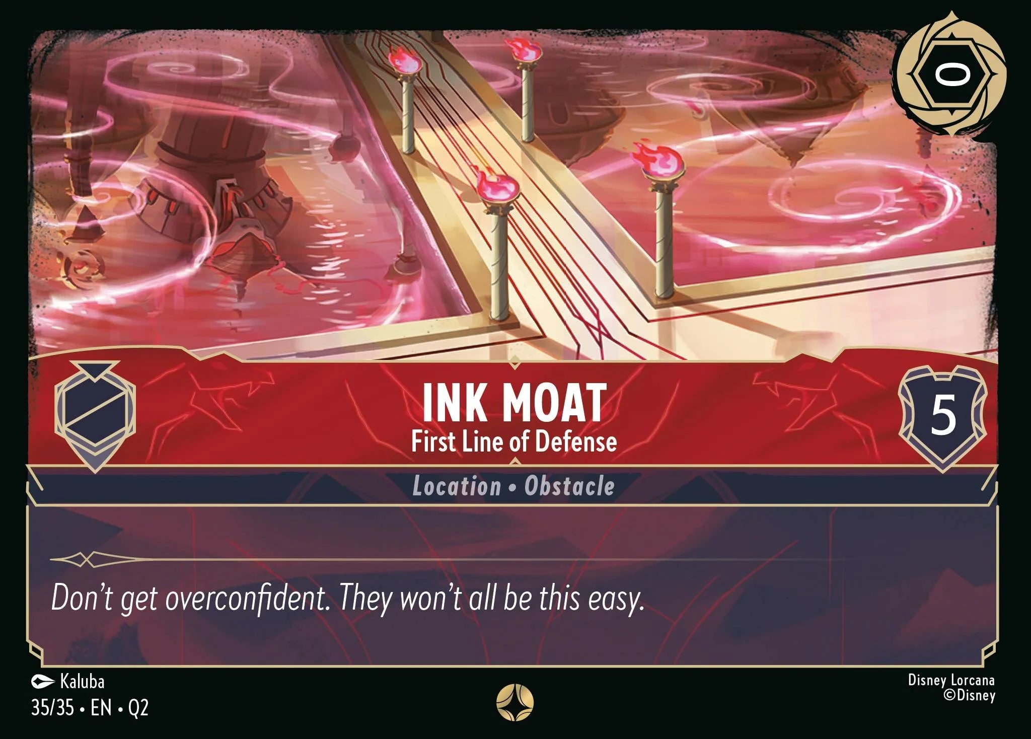 Lorcana - Ink Moat - First Line of Defense - Palace Heist