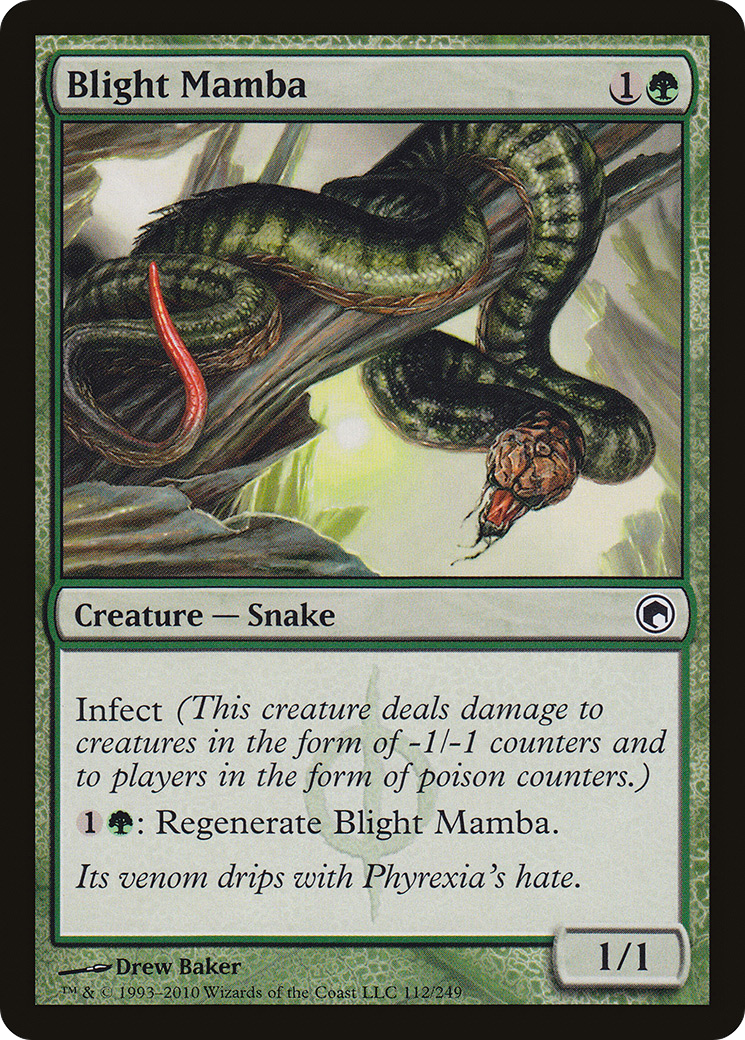 MTG - Blight Mamba - Scars of Mirrodin (SOM)