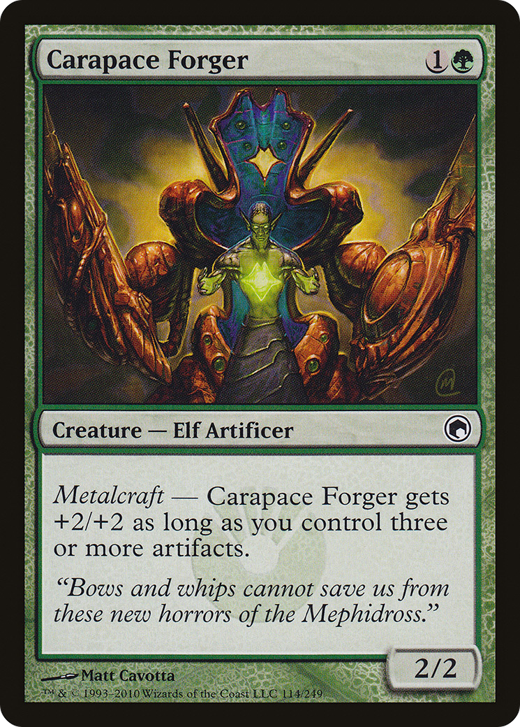 MTG - Carapace Forger - Scars of Mirrodin (SOM)