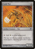 MTG - Gold Myr - Scars of Mirrodin (SOM)