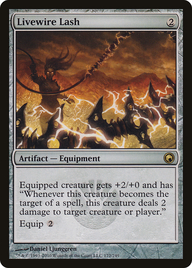 MTG - Livewire Lash - Scars of Mirrodin (SOM)