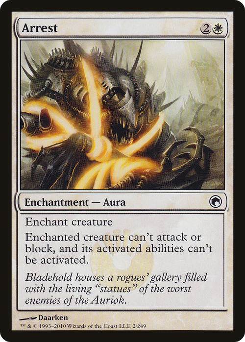 MTG - Arrest - Scars of Mirrodin (SOM)