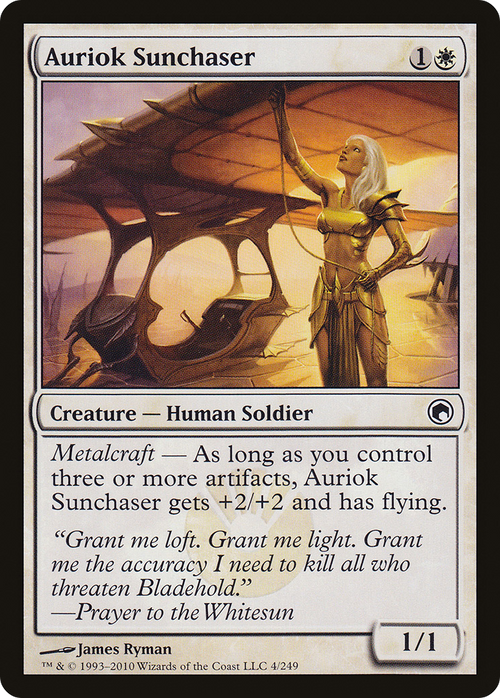 MTG - Auriok Sunchaser - Scars of Mirrodin (SOM)
