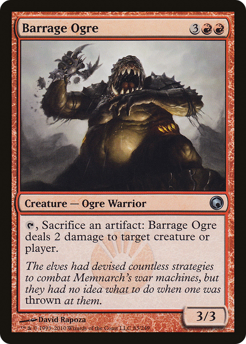 MTG - Barrage Ogre - Scars of Mirrodin (SOM)