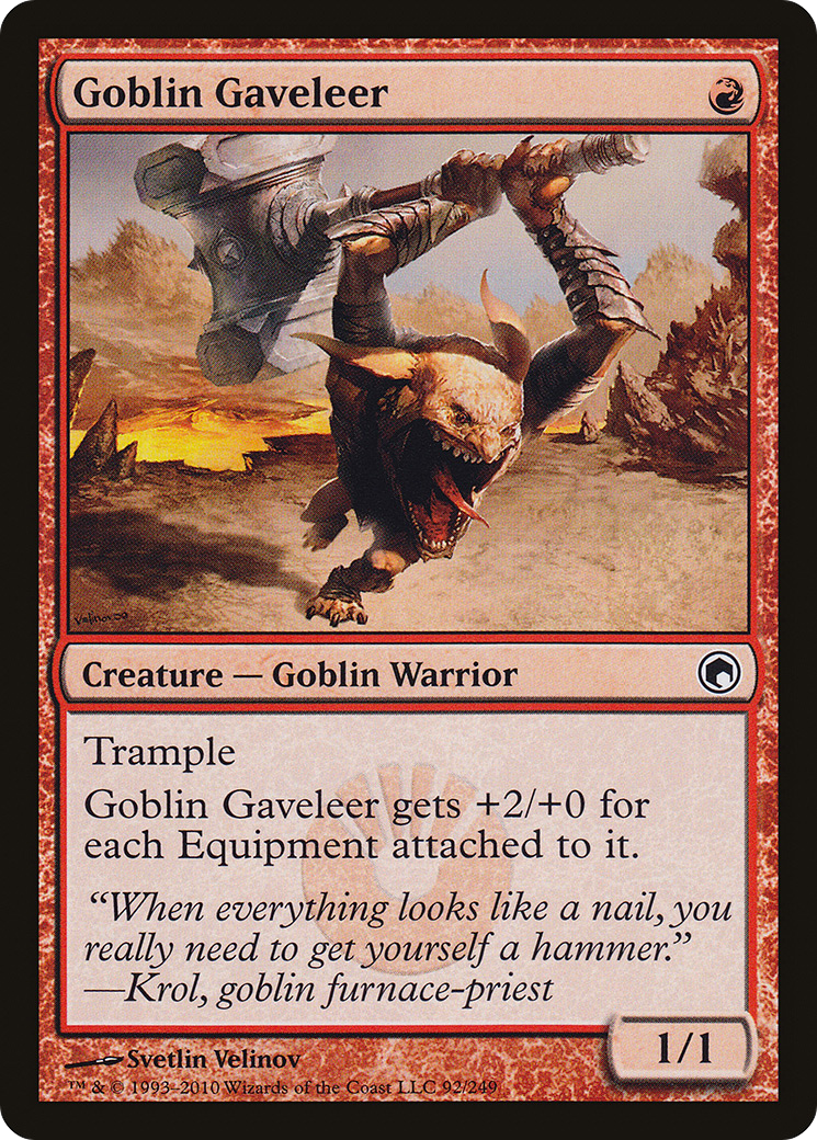 MTG - Goblin Gaveleer - Scars of Mirrodin (SOM)