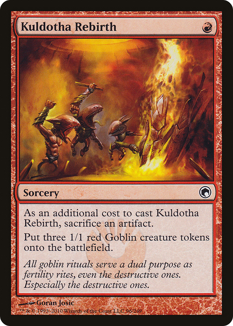 MTG - Kuldotha Rebirth - Scars of Mirrodin (SOM)
