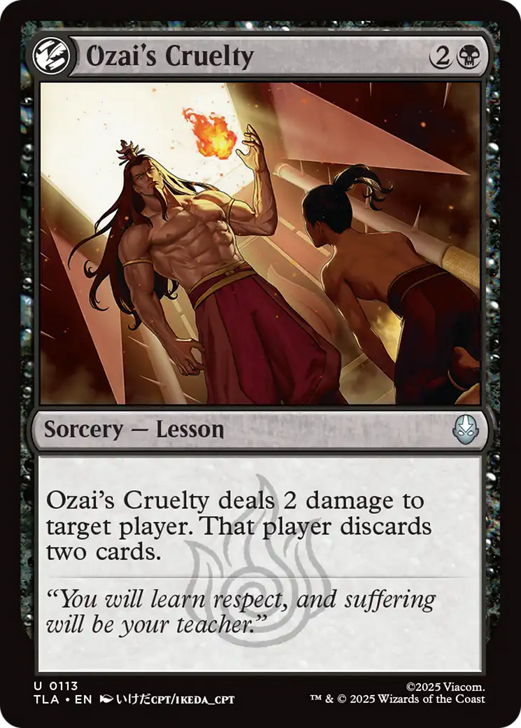 MTG - Ozai's Cruelty - Avatar: The Last Airbender (TLA)