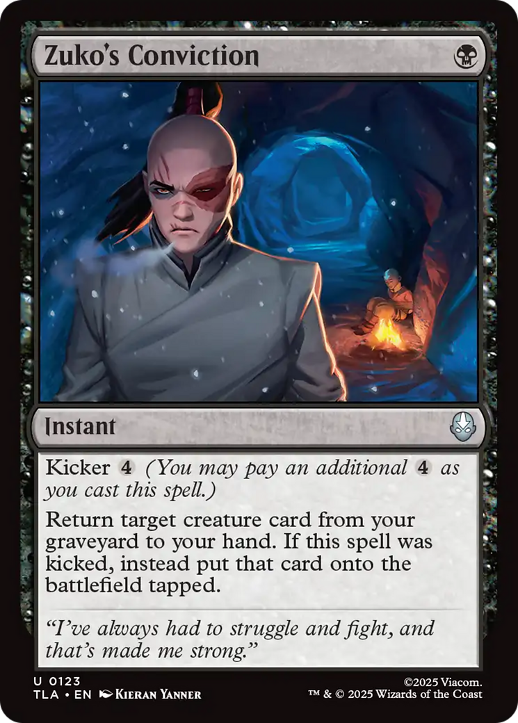MTG - Zuko's Conviction - Avatar: The Last Airbender (TLA)
