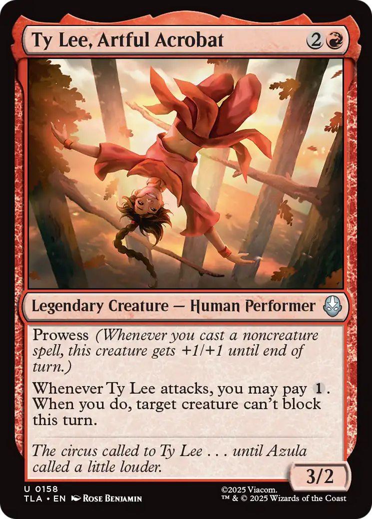 MTG - Ty Lee, Artful Acrobat - Avatar: The Last Airbender (TLA)