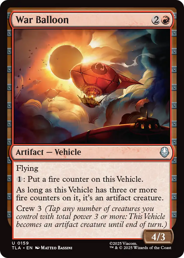 MTG - War Balloon - Avatar: The Last Airbender (TLA)
