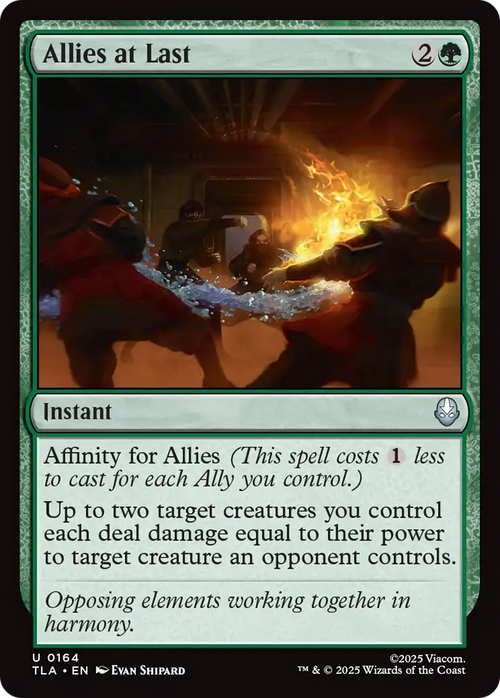 MTG - Allies at Last - Avatar: The Last Airbender (TLA)