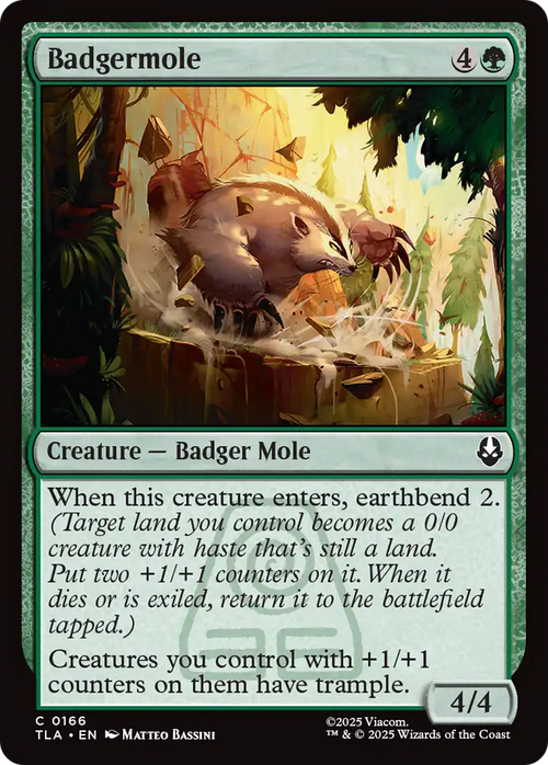 MTG - Badgermole - Avatar: The Last Airbender (TLA)