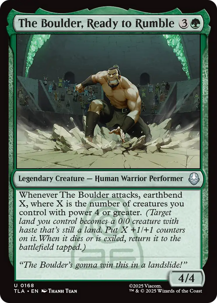 MTG - The Boulder, Ready to Rumble - Avatar: The Last Airbender (TLA)