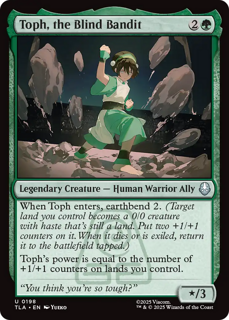 MTG - Toph, the Blind Bandit - Avatar: The Last Airbender (TLA)