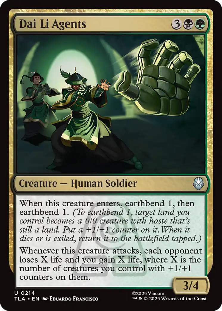 MTG - Dai Li Agents - Avatar: The Last Airbender (TLA)