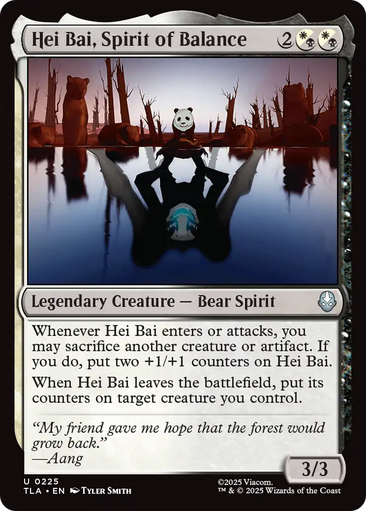 MTG - Hei Bai, Spirit of Balance - Avatar: The Last Airbender (TLA)