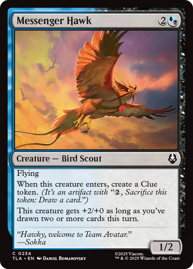 MTG - Messenger Hawk - Avatar: The Last Airbender (TLA)