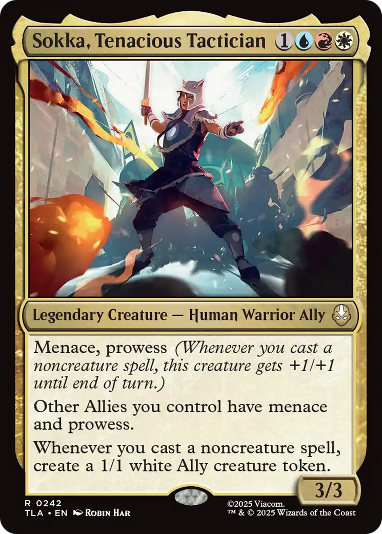 MTG - Sokka, Tenacious Tactician - Avatar: The Last Airbender (TLA)