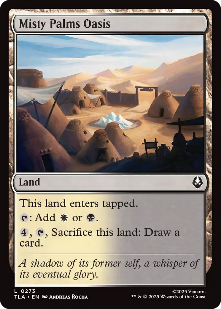 MTG - Misty Palms Oasis - Avatar: The Last Airbender (TLA)