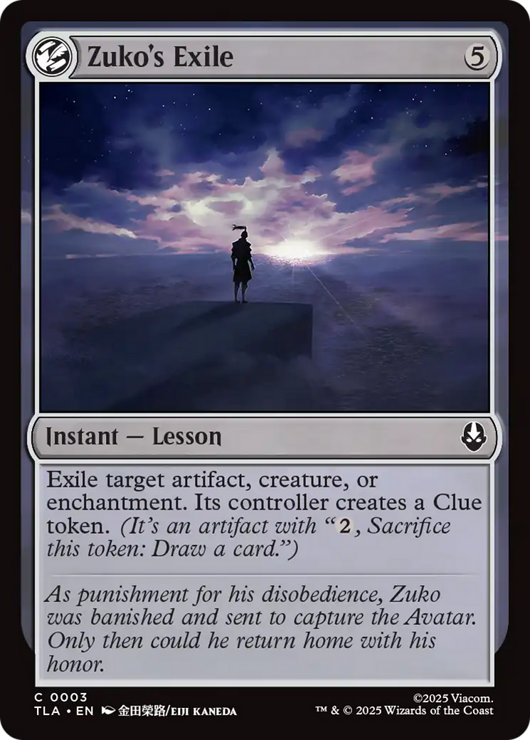 MTG - Zuko's Exile - Avatar: The Last Airbender (TLA)