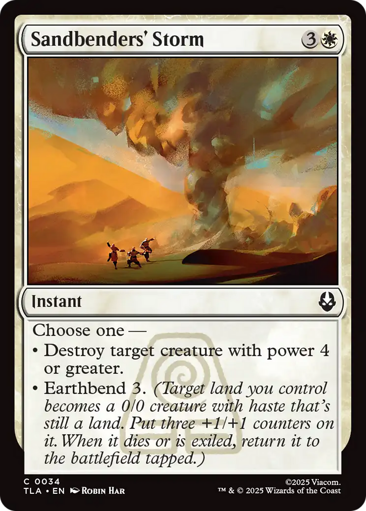 MTG - Sandbenders' Storm - Avatar: The Last Airbender (TLA)