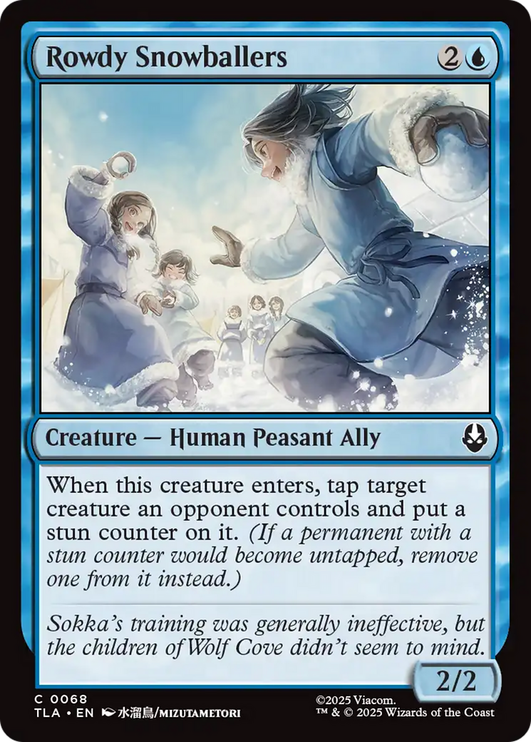 MTG - Rowdy Snowballers - Avatar: The Last Airbender (TLA)