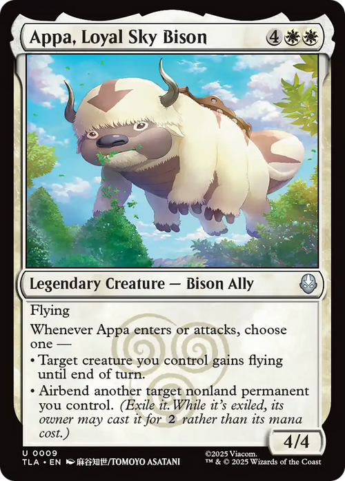 MTG - Appa, Loyal Sky Bison - Avatar: The Last Airbender (TLA)