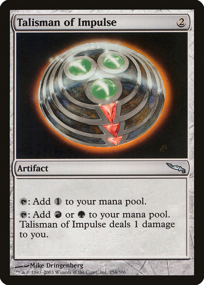 Magic: The Gathering - Talisman of Impulse - Mirrodin