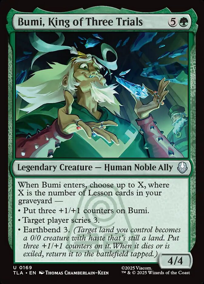 Magic: The Gathering - Bumi, King of Three Trials - Avatar: The Last Airbender