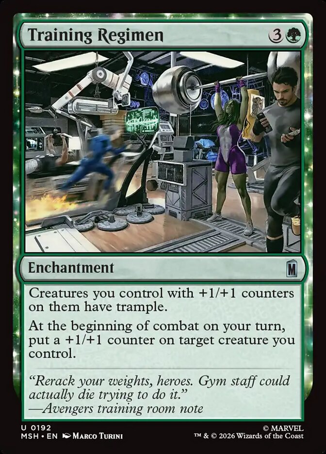 Magic: The Gathering - Training Regimen - Marvel Super Heroes