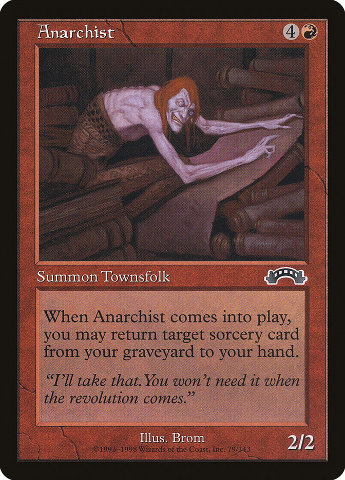 Magic: The Gathering - Anarchist - Exodus