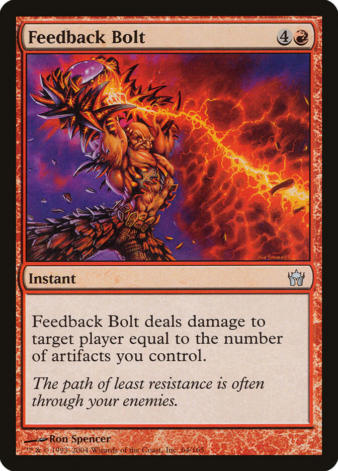 Magic: The Gathering - Feedback Bolt - 5th Dawn