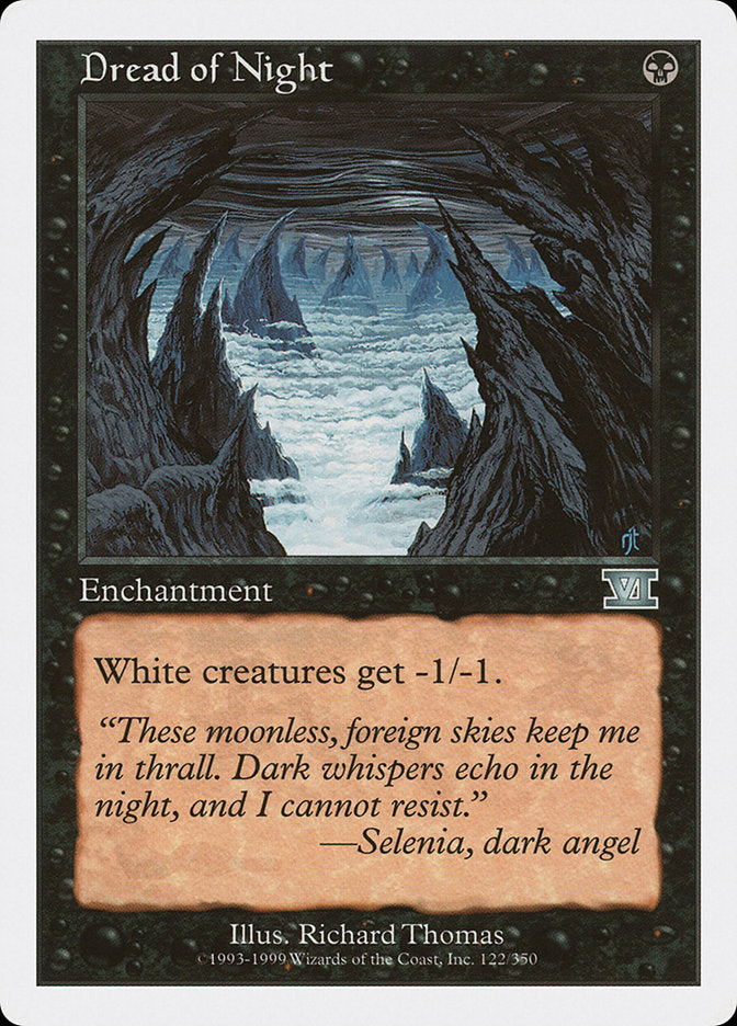 Magic: The Gathering - Dread of Night - Sixth Edition