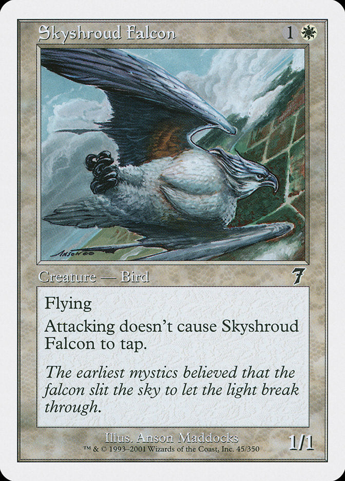 Magic: The Gathering - Skyshroud Falcon - Seventh Edition