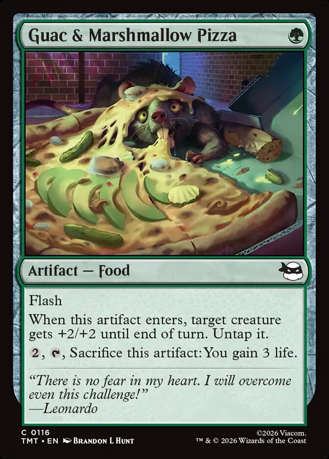 MTG - Guac & Marshmallow Pizza - Teenage Mutant Ninja Turtles (SOS)