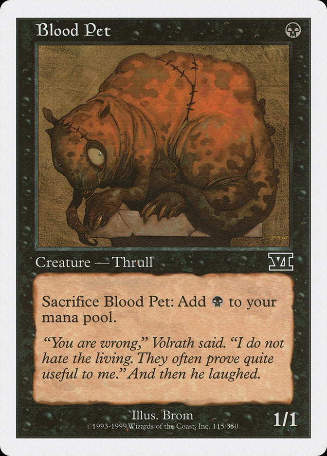 Magic: The Gathering - Blood Pet - Sixth Edition