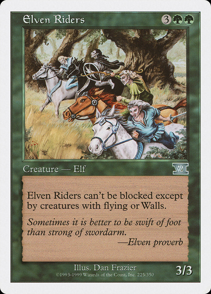 Magic: The Gathering - Elven Riders - Sixth Edition