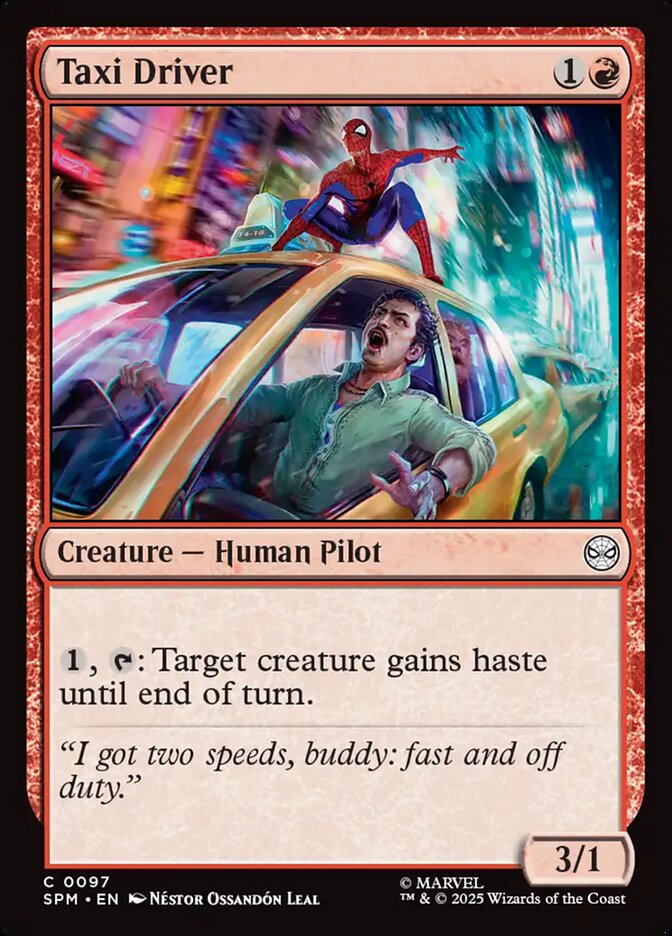 MTG - Taxi Driver - Marvel's Spider-Man (SOS)