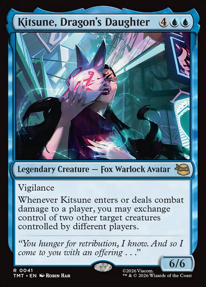 MTG - Kitsune, Dragon's Daughter - Teenage Mutant Ninja Turtles (SOS)