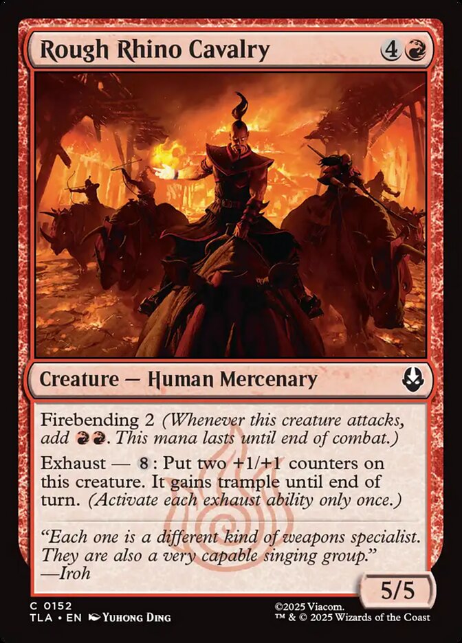 Magic: The Gathering - Rough Rhino Cavalry - Avatar: The Last Airbender