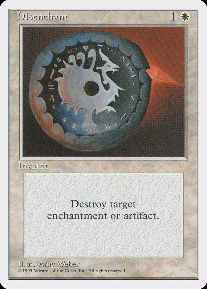 Magic: The Gathering - Disenchant - Fourth Edition
