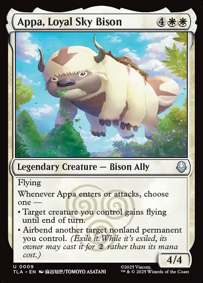 Magic: The Gathering - Appa, Loyal Sky Bison - Avatar: The Last Airbender